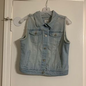 Old Navy Sleeveless Denim Jacket